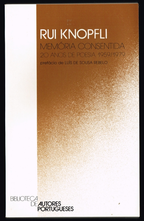 MEMRIA CONSENTIDA 20 anos de poesia 1959/1979